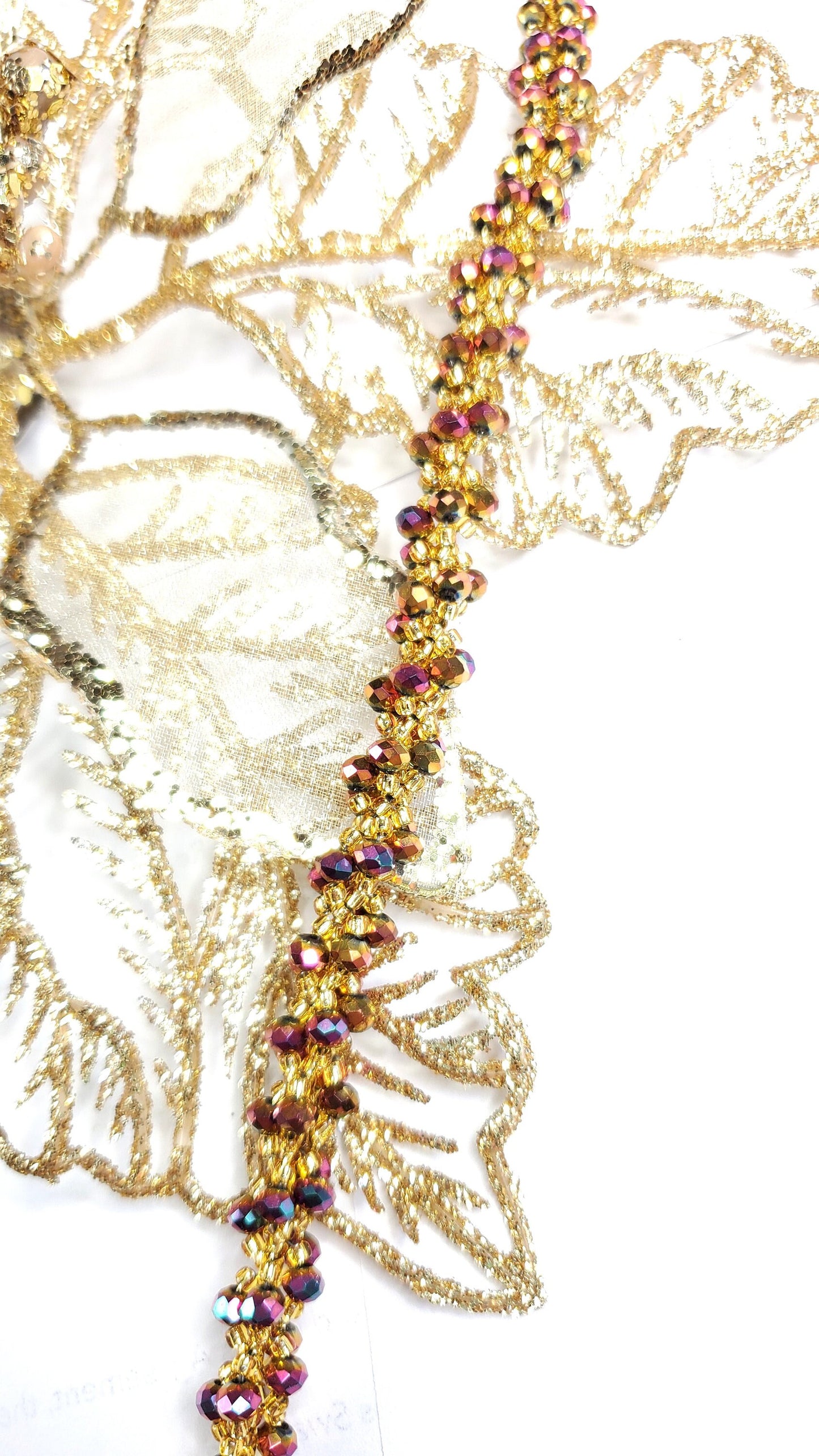Crystal Bracelet Crystal Fall Color Beaded Spiral Bracelet Fall Colors Bracelet Handmade Jewelry Spiral Beaded Bracelet Jewelry Trend