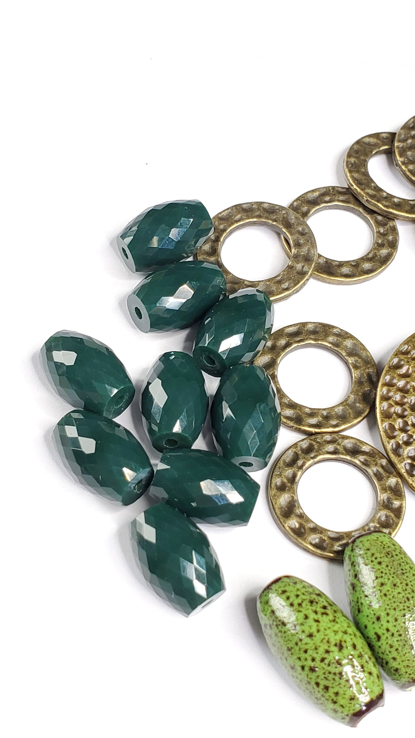 Jewelry Findings Component Kit Mixed Lot Stirring Earth Theme Kit